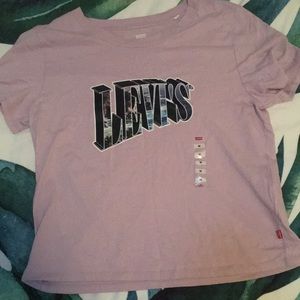 Light purple Graphic t-shirt